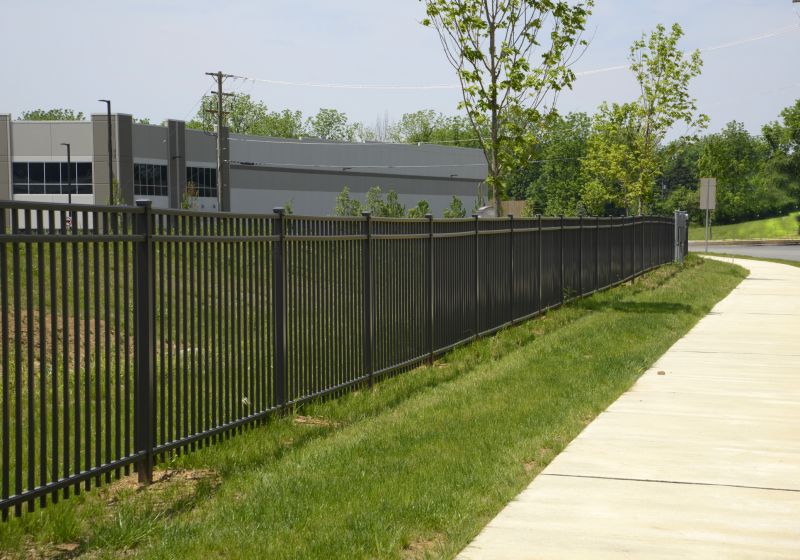 Installed Metal Fence