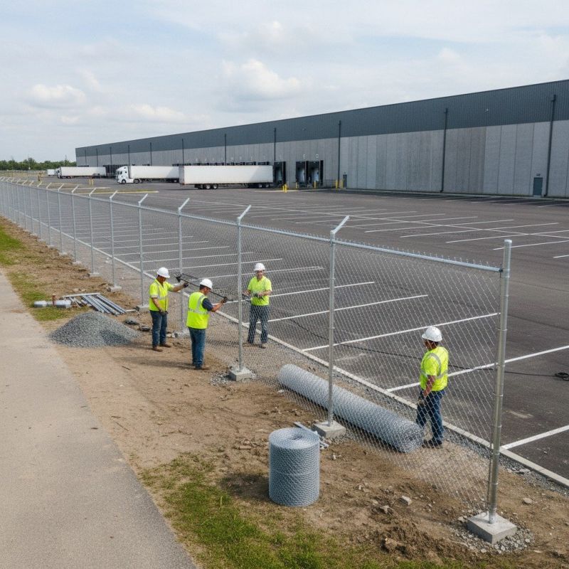 Chain Link Fence Installation detail