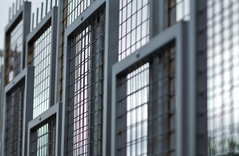 Iron Wire Fence Installation